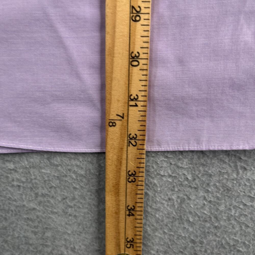 Brooks Brothers Regent Non Iron Shirt Purple Button Up Long Sleeve Mens 16.5 - Picture 12 of 14